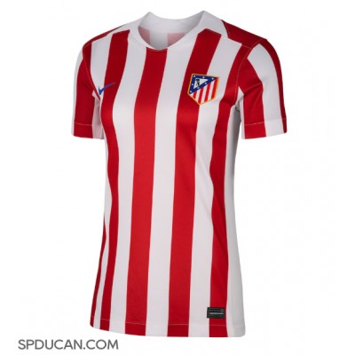 Zenski Nogometni Dres Atletico Madrid Conor Gallagher #4 Domaci 2025-26 Kratak Rukav Zenski Nogometni Dres Atletico Madrid Conor Gallagher #4 Domaci 2025-26 Kratak Rukav